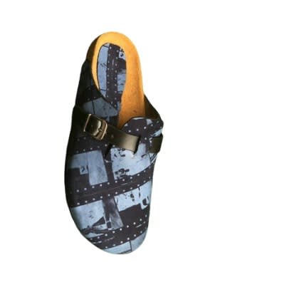 Patterned birkenstock cheap clogs
