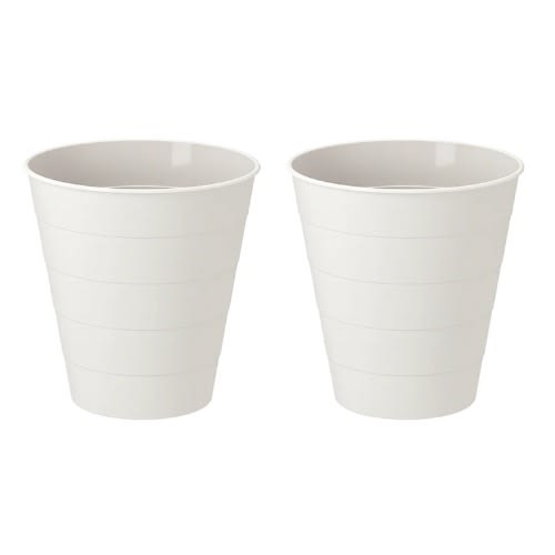 Ikea Fniss Waste Bin White 2Pieces X 10L Konga Online Shopping