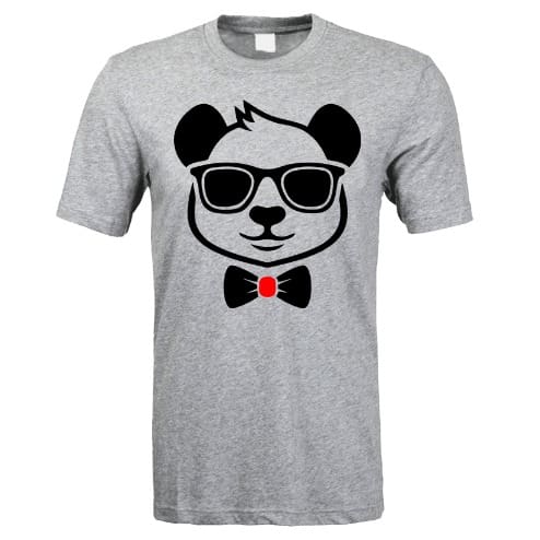 Chrysolite Designs Slay Panda Print Tshirt - Grey | Konga Online Shopping
