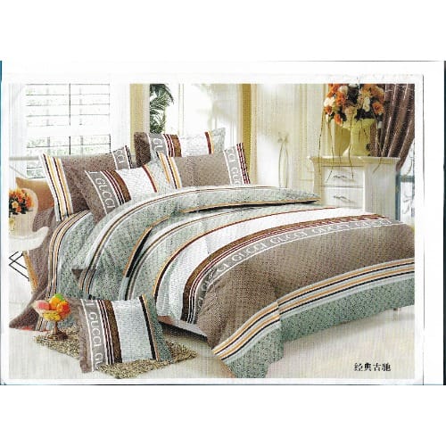 Gucci Inspired Bedding Set 1 Duvet 1 Bed Sheet And 4