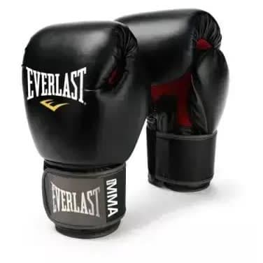 black and white everlast boxing gloves