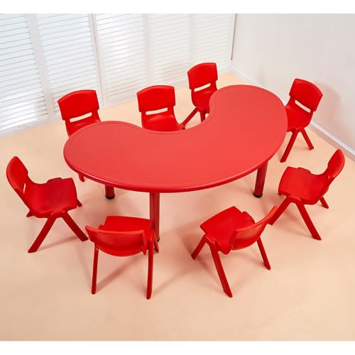 Preschool Half Moon Table With 8 Chairs Konga Online Shopping