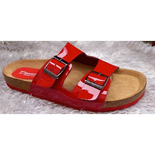 Red patent birkenstocks cheap