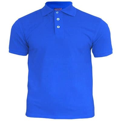 plain royal blue shirt