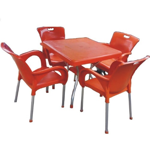 Plastic Round Table And Four Plastic Chairs Konga Online Shopping