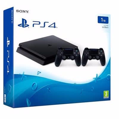 Playstation 4 Slim 1tb Console With 2 Controllers