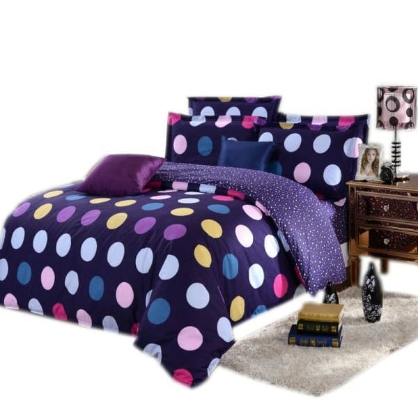 Polka Dot Duvet Comforter Set 6 Pieces Konga Online Shopping