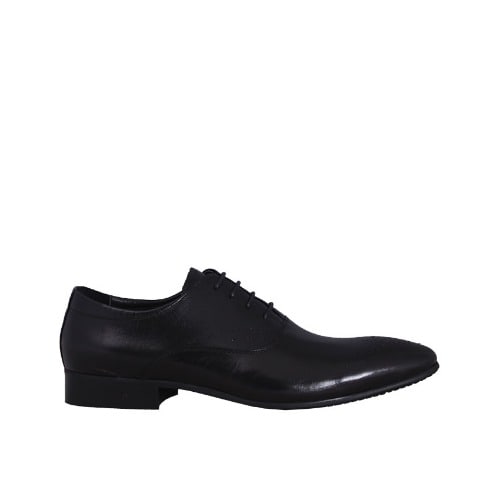 Aria Posh Oxford Lace Up Leather Shoe MSH-3786-Black | Konga Online ...