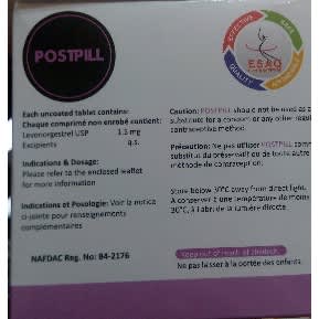postpill after sex pill 10pcs