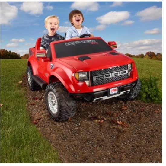 Fisher Price Powered Wheels Red Ford F 150 Raptor 12 Volt Konga Online Shopping