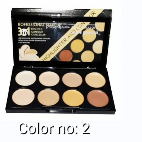 Kiss Beauty Professional Makeup 3in1 Highlighter Contour And