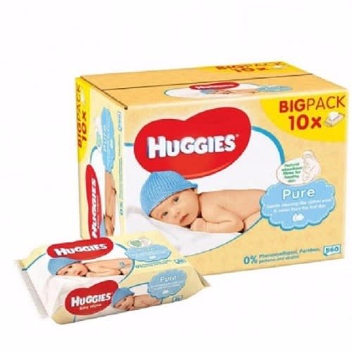 Huggies Pure Baby Wipes 10 X 56 560 Count Konga Online Shopping