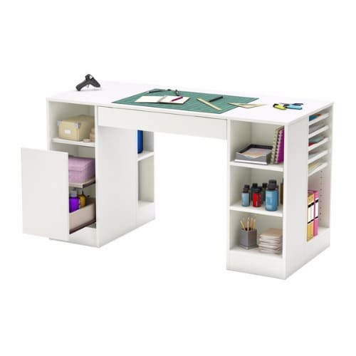 Handys Pure White Craft Hobby And Sewing Machine Table Konga