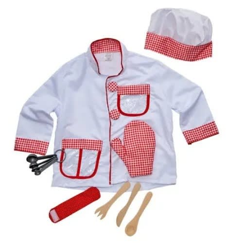 Melissa & Doug Chef Role Play Costume Dress -Up Set With Realistic  Accessories