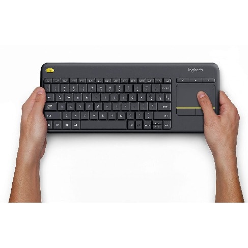 wireless touch keyboard k400 plus with built in touchpad