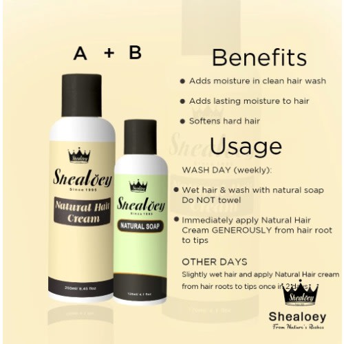Natural Soap 120ml Natural Hair Cream 250ml Konga Online