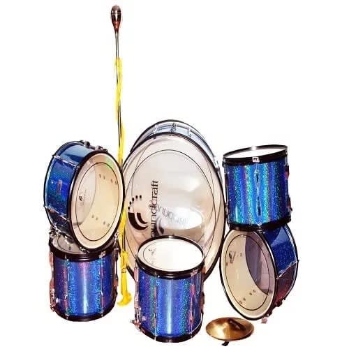 Marching Parade Drum Set 6pieces Blue Konga Online Shopping