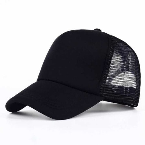 Plain black net cap clearance