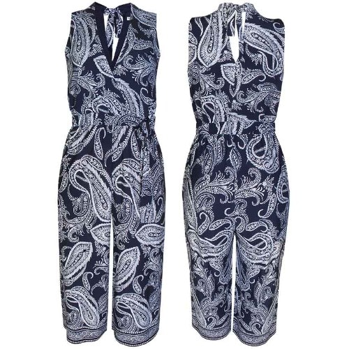 paisley print jumpsuit