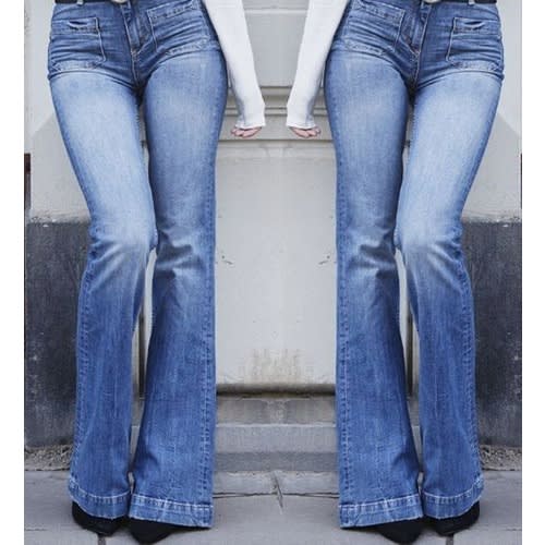 ladies flared jeans