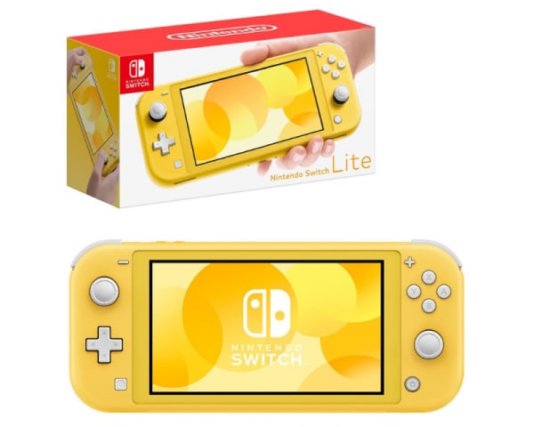 Yellow nintendo switch lite in stock store