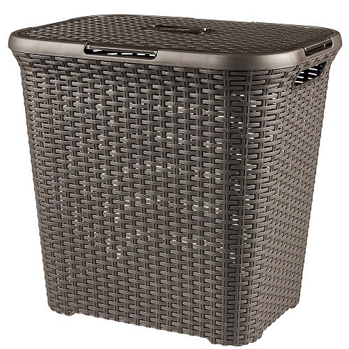 Curver Style 60L Plastic Laundry Hamper Brown Konga Online Shopping