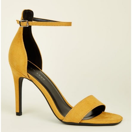 new look mustard heels