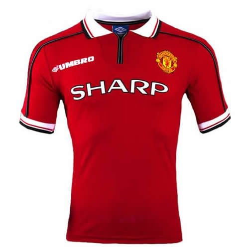 Manchester united retro shirt 1999 store