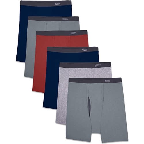 Fruit of the Loom Men's Coolzone Breathable Briefs- Assorted Color - 6 ...