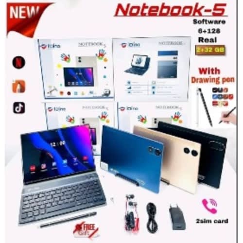 Idino Notebook 5 Android Tablet 10.1" 128GB ROM 6GB RAM Dual Sim