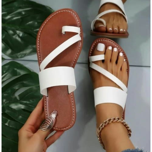 Female Slippers - White | Konga Shopping