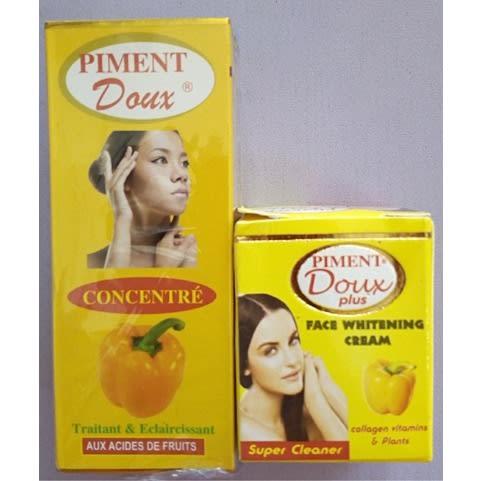 piment doux face whitening cream