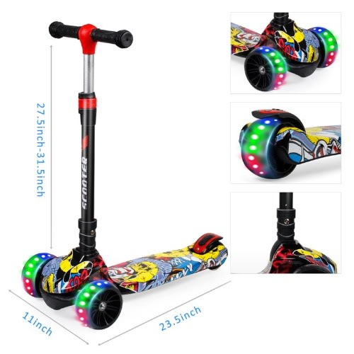 Kids split scooter top
