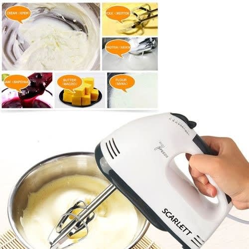 Scarlett Automatic 7 Speed Electric Hand Mixer Egg Beater Cake Baking