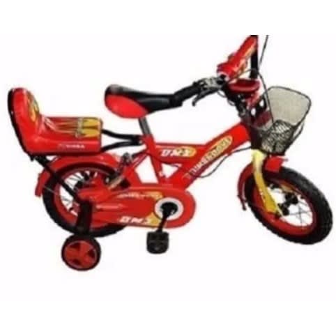 kids red bicycle