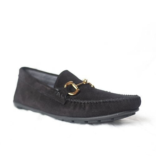 Men Loafers Suede Shoes - Black | Konga Online Shopping