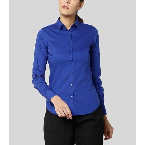 Royal blue clearance dress shirt womens