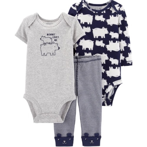Carter S Baby Boy Mummy Loves Me Bodysuits And Matching Pant 3 Set Konga Online Shopping
