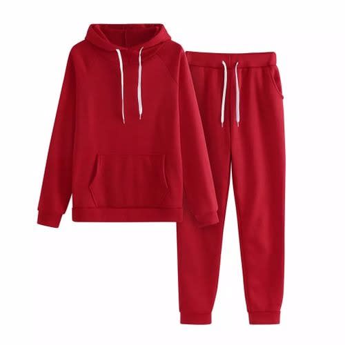 Fashion House Unisex Hoodie And Joggers -Red | Konga Online Shopping