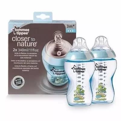 tommee tippee 340ml bottles blue