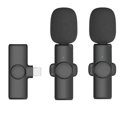 Wireless Microphone For iPhone 2 Microphones And 1 Iphone Wireless
