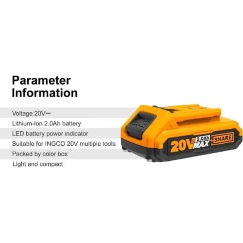 Ingco Lithium Battery - 20v 2.0ah | Konga Online Shopping