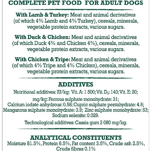 Purina Winalot Hearty Duo Tinned Adult Dog Food Mixed In Jelly 12 X