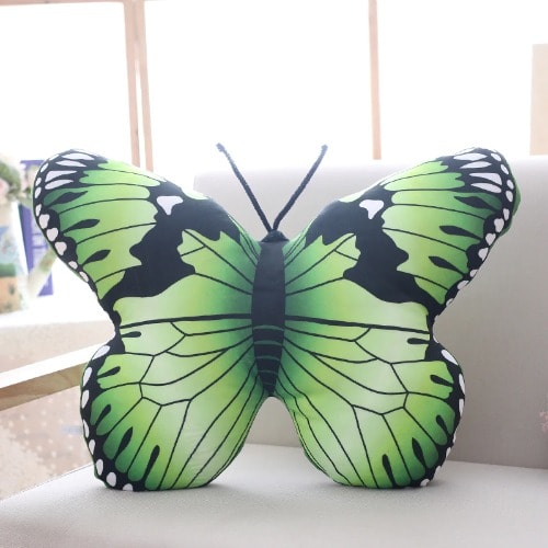 Butterfly top throw pillows