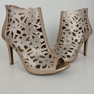 gold shoes women's heels