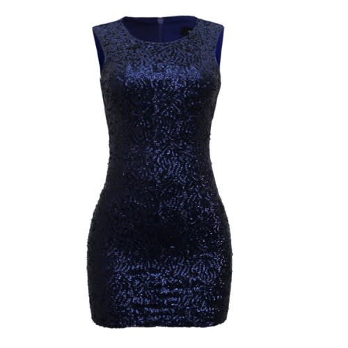 New Look Front Glittering Bodycon Dress - Blue | Konga Online Shopping