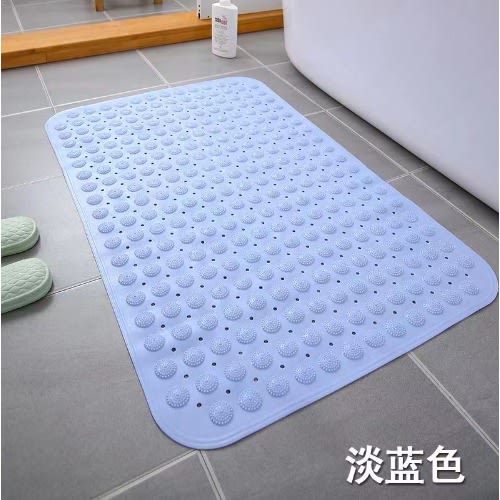 Dual Function Foot Mat Anti- Skid Bathroom Floor & Tiles Foot Mat - Double Size - Blue | Konga ...
