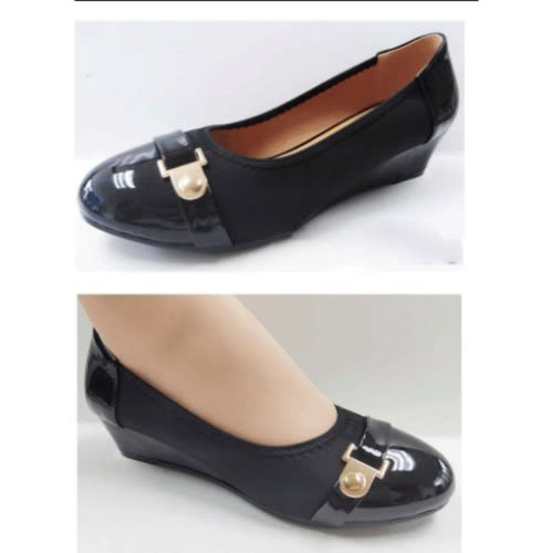 Short black wedges outlet