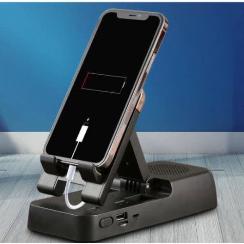 Phone Holder With Bluetooth Music Player With Built-in 12000mAh ...