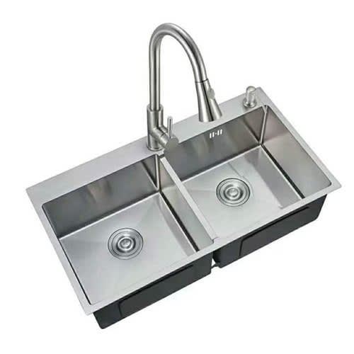 Polished Stainless Steel Kitchen Sink | Konga Online Shopping